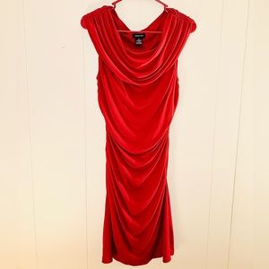 Form Fitting Ruffled Dress